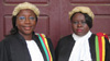 State prosecutor Vera Ngassa with Judge Beatrice Ntuba