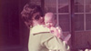 Adoptive parent, Pat, with Karen Skloss as a baby 