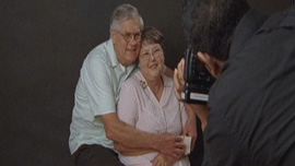 Director’s adoptive parents pose for a portrait Director’s adoptive parents pose for a portrait