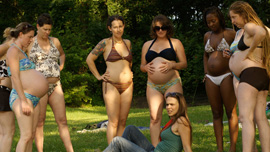 Director Karen Skloss on location at Barton Springs, Texas Director Karen Skloss on location at Barton Springs, Texas