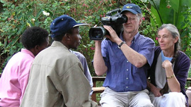 Producer/Director Alan Dater and Producer/Director Lisa Merton 