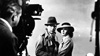Humphrey Bograt and Indrid Bergman on the set of Casablanca (1942)