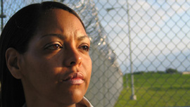 Kenya, a mother and inmate at the Hilltop Prison.