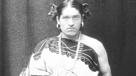 We’wha in the ceremonial costume of Zuni women, 1886