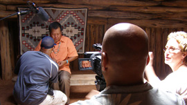 Lydia Nibley directing Two Spirits