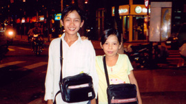 Vinh (age 15) and Loan (age 12) are street kids who sell lottery tickets in Ho Chi Minh City