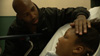 Demia Bruce comforts his daughter Deja Bruce in The Waiting Room
