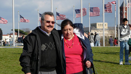 Miguel and Guadalupe Gonzalez in Washington, D.C. 
