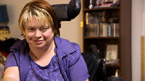 Tammy Townsend has cerebral palsy. She wasn’t expected to be born, but now she’s an advocate for students with cerebral palsy.