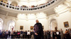 Barbara Smith Conrad in the Rotunda of the Texas Capitol