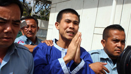 Born Samnang is released after five years in prison on Jan 1, 2009. Born Samnang is released after five years in prison on Jan 1, 2009.
