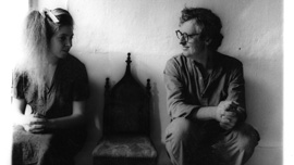 Portrait of Francesca Woodman and George Woodman, taken by Francesca Woodman:  Untitled 1980 (New York)