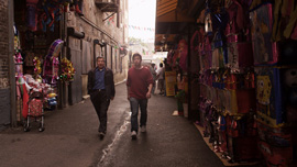 Producer/Main Character Tom Xia with Economist, Zachary Karabell at Bank of China NY.