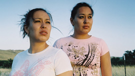 Serena and Sunny Clifford on Pine Ridge Reservation