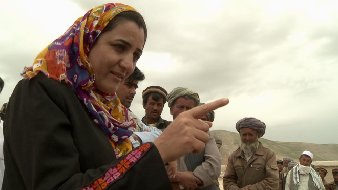Afghan woman in government 